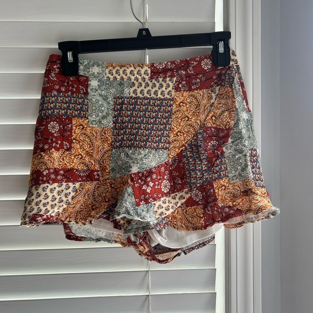 Altard State Patchwork Women's Skirt/Short (skorts)